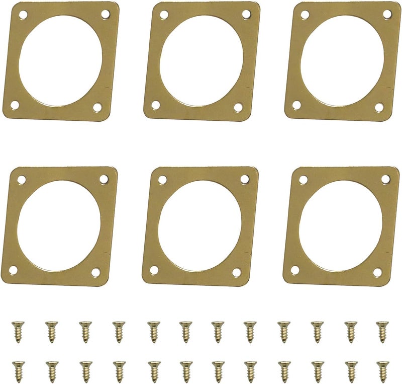 Cloud Fragrant 6-Piece Metal Bluebird House Predator Guard，Metal Birdhouse Guard，Bird House Hole Protector Guard for Eastern Bluebird Box （3.81 cm Opening） - Image 1